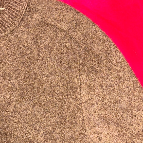 Banana Republic Chocolate Crewneck Sweater 100% Merino Fine Wool - Picture 5 of 7